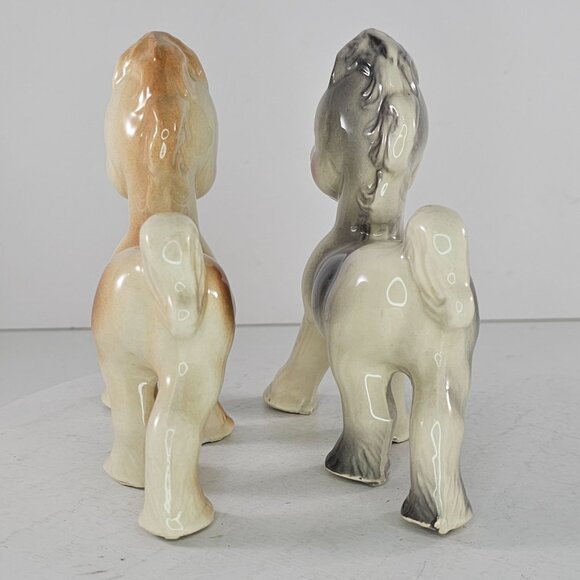 Ceramic Horse Rempel Enterprises Diamond Pottery Frisky Vintage Pony Pair - Picture 8 of 10